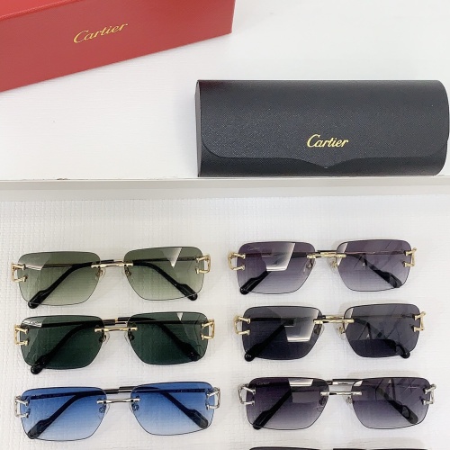 Replica Cartier AAA Quality Sunglassess #1168686 $48.00 USD for Wholesale