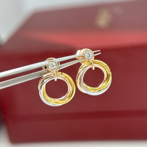 Replica Cartier Earrings For Women #1168733 $40.00 USD for Wholesale
