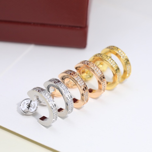 Replica Cartier Earrings For Women #1168742 $42.00 USD for Wholesale
