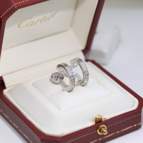 Replica Cartier Earrings For Women #1168743 $42.00 USD for Wholesale