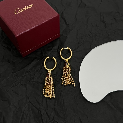 Replica Cartier Earrings For Women #1168746 $42.00 USD for Wholesale