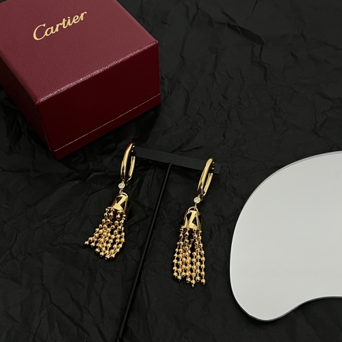 Replica Cartier Earrings For Women #1168746 $42.00 USD for Wholesale