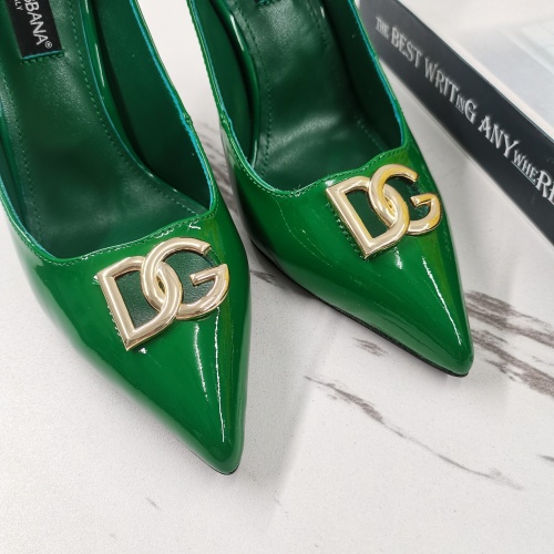 Replica Dolce & Gabbana D&G High-Heeled Shoes For Women #1168806 $130.00 USD for Wholesale