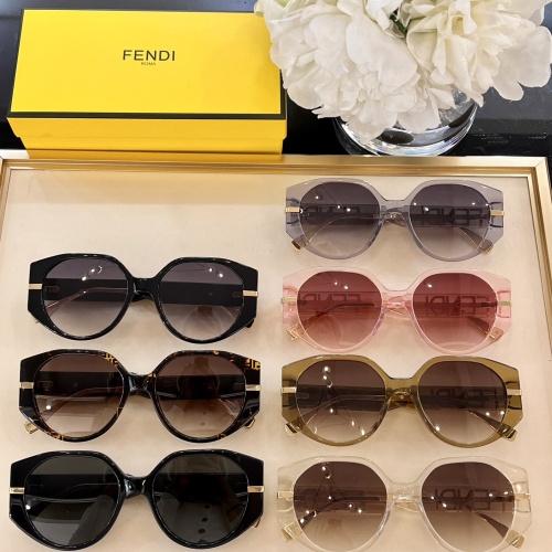 Replica Fendi AAA Quality Sunglasses #1168918 $60.00 USD for Wholesale