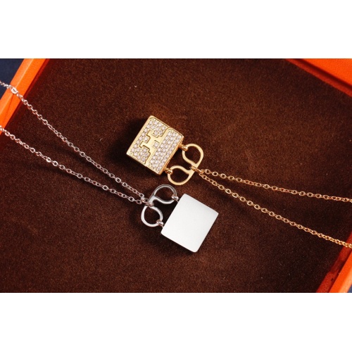 Replica Hermes Necklaces #1169014 $32.00 USD for Wholesale