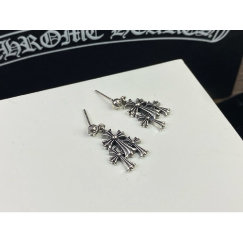 Replica Chrome Hearts Earrings For Women #1169233 $25.00 USD for Wholesale