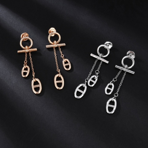 Replica Hermes Earrings For Women #1169314 $29.00 USD for Wholesale