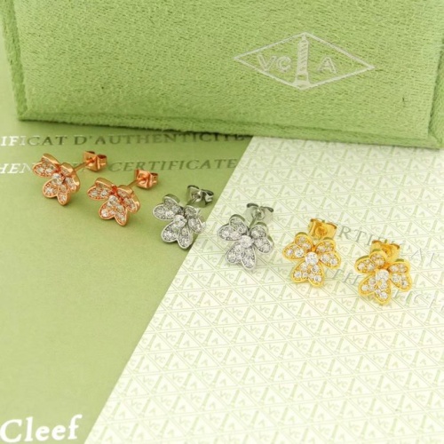 Replica Van Cleef & Arpels Earrings For Women #1169443 $25.00 USD for Wholesale