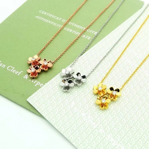 Replica Van Cleef & Arpels Necklaces For Women #1169459 $27.00 USD for Wholesale