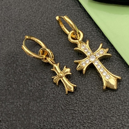 Replica Chrome Hearts Earrings For Women #1169482 $25.00 USD for Wholesale