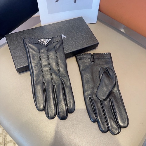 Replica Prada Gloves For Men #1169542 $56.00 USD for Wholesale