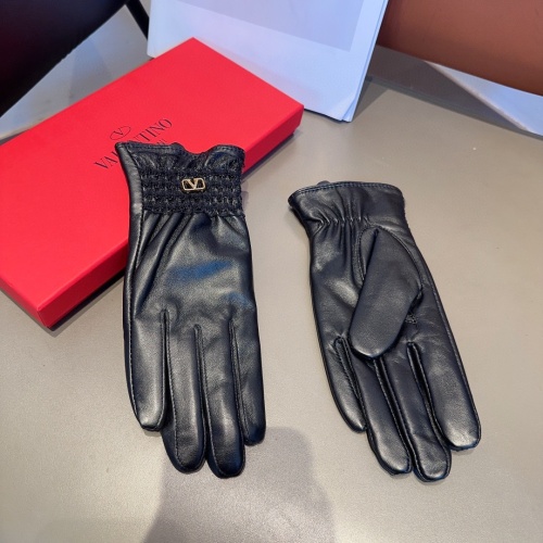 Replica Valentino Gloves For Women #1169546 $48.00 USD for Wholesale