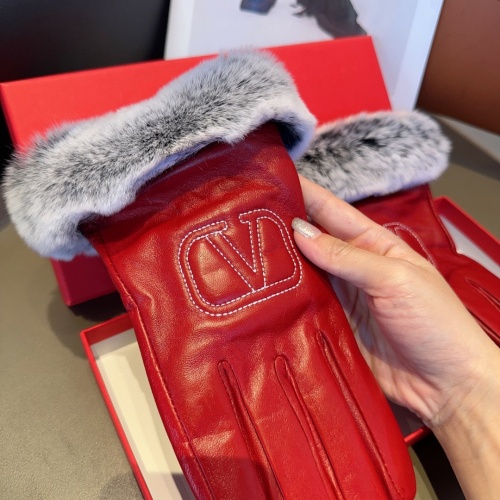 Replica Valentino Gloves For Women #1169547 $48.00 USD for Wholesale