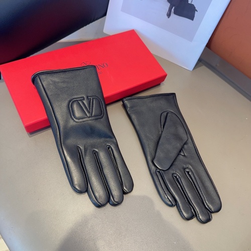 Replica Valentino Gloves For Women #1169553 $45.00 USD for Wholesale