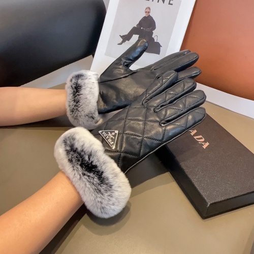 Replica Prada Gloves For Women #1169565 $52.00 USD for Wholesale