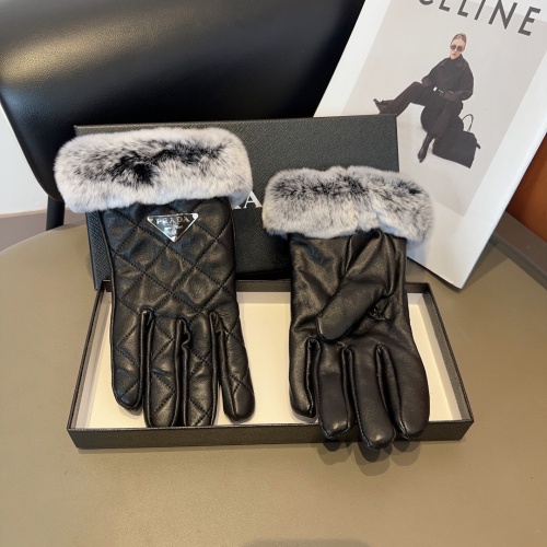 Replica Prada Gloves For Women #1169565 $52.00 USD for Wholesale