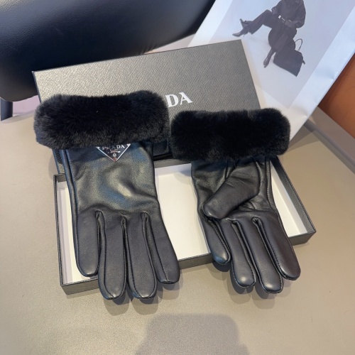 Replica Prada Gloves For Women #1169566 $52.00 USD for Wholesale