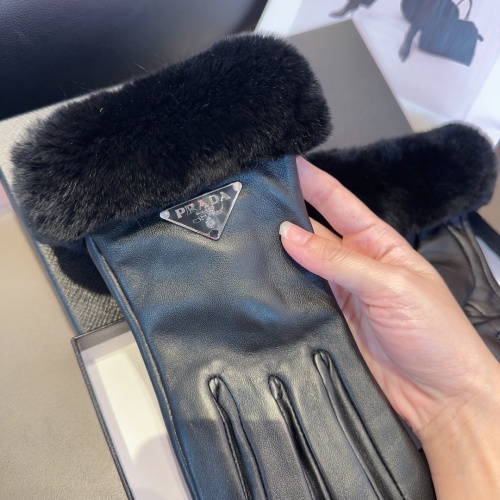 Replica Prada Gloves For Women #1169566 $52.00 USD for Wholesale