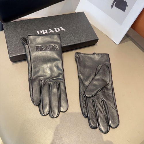 Replica Prada Gloves For Women #1169567 $45.00 USD for Wholesale