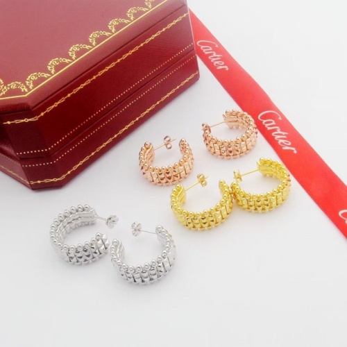 Replica Cartier Earrings For Women #1169583 $38.00 USD for Wholesale