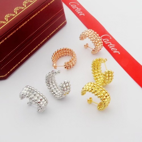Replica Cartier Earrings For Women #1169584 $38.00 USD for Wholesale