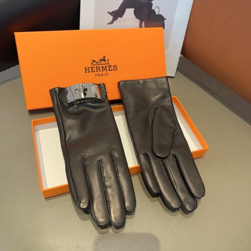 Replica Hermes Gloves For Women #1169621 $64.00 USD for Wholesale