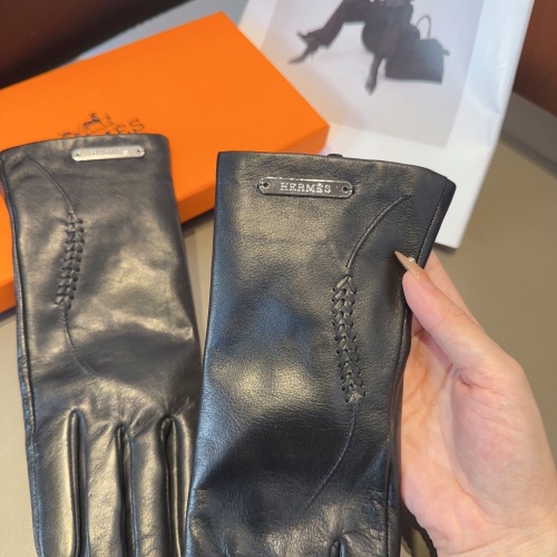 Replica Hermes Gloves For Women #1169624 $52.00 USD for Wholesale