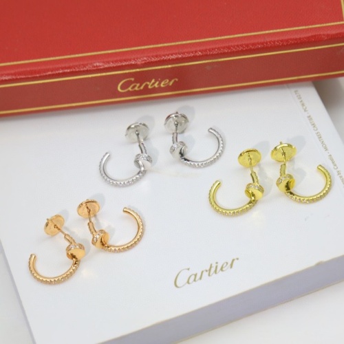 Replica Cartier Earrings For Women #1169659 $39.00 USD for Wholesale