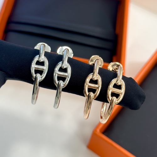 Replica Hermes Earrings For Women #1169728 $56.00 USD for Wholesale