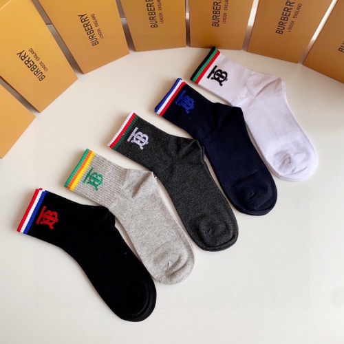 Replica Burberry Socks #1169766 $29.00 USD for Wholesale