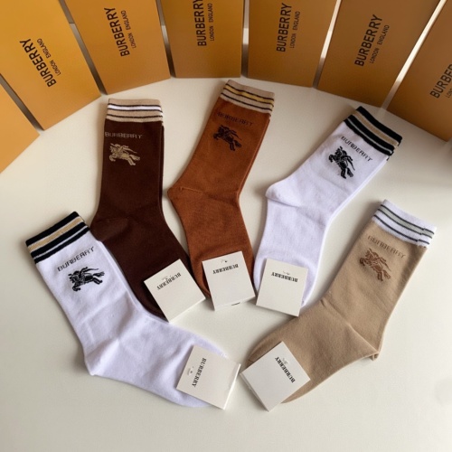 Replica Burberry Socks #1169770 $29.00 USD for Wholesale