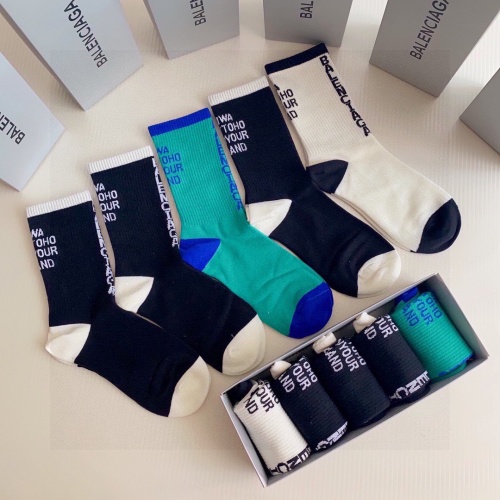Replica Balenciaga Socks #1169775 $29.00 USD for Wholesale