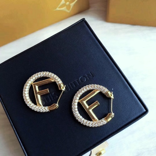 Replica Fendi Earrings For Women #1169799 $27.00 USD for Wholesale