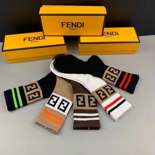 Replica Fendi Socks #1169814 $29.00 USD for Wholesale