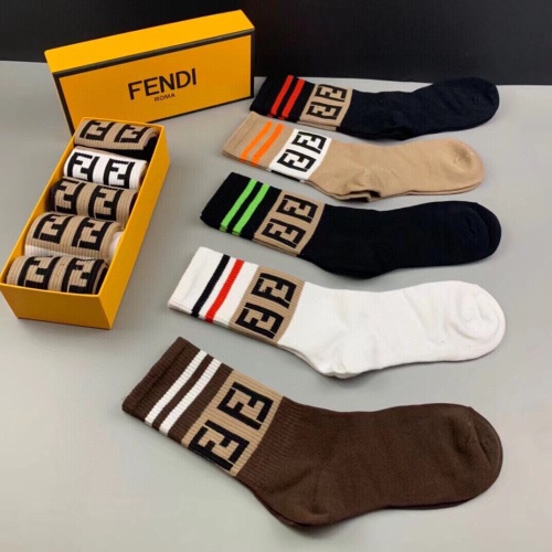 Replica Fendi Socks #1169814 $29.00 USD for Wholesale