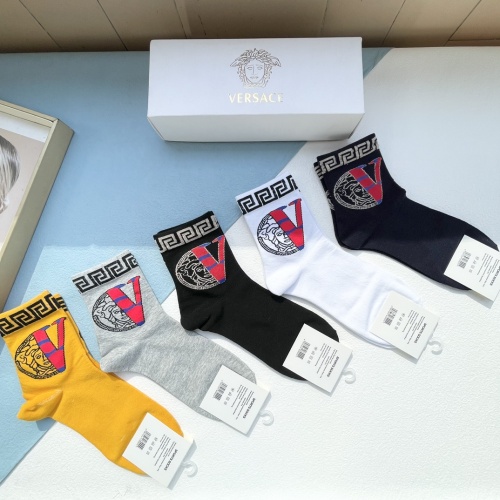 Replica Versace Socks #1169863 $29.00 USD for Wholesale