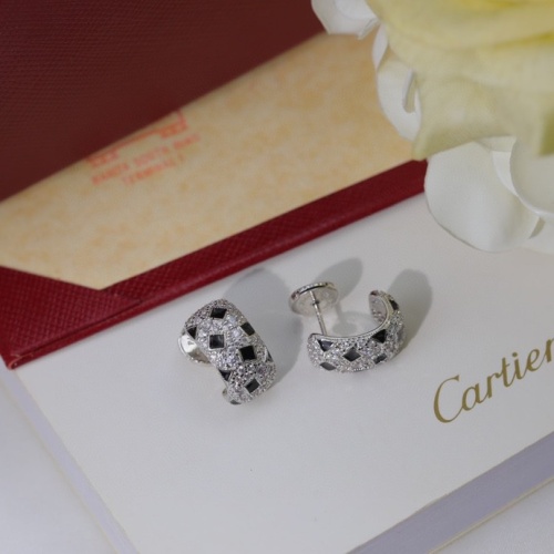 Replica Cartier Earrings For Women #1170175 $32.00 USD for Wholesale