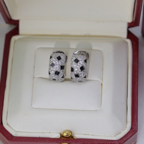 Replica Cartier Earrings For Women #1170175 $32.00 USD for Wholesale