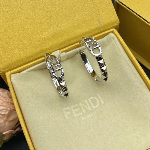 Replica Fendi Earrings For Women #1170228 $29.00 USD for Wholesale