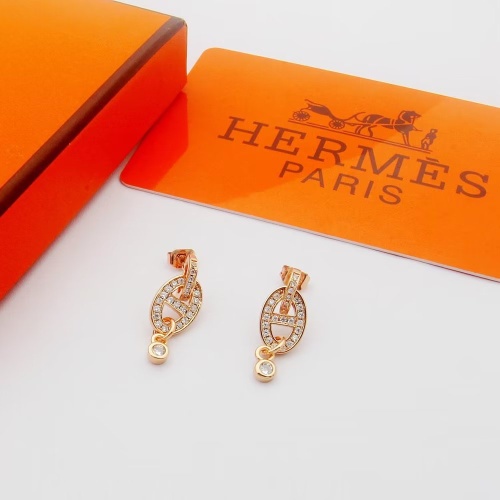 Hermes Earrings For Women #1170413 $25.00 USD, Wholesale Replica Hermes Earrings