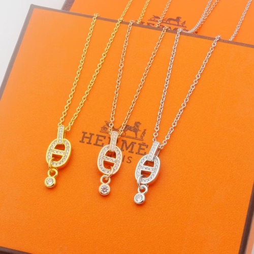 Replica Hermes Necklaces #1170415 $25.00 USD for Wholesale