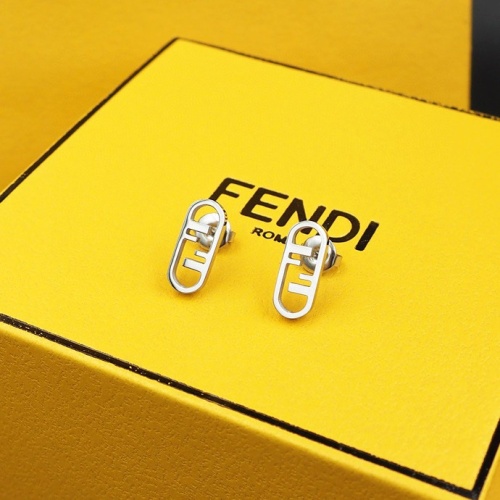 Replica Fendi Earrings For Women #1170529 $22.00 USD for Wholesale