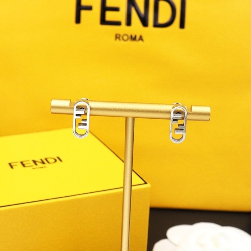 Replica Fendi Earrings For Women #1170529 $22.00 USD for Wholesale