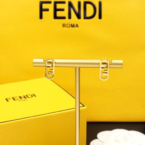 Replica Fendi Earrings For Women #1170530 $22.00 USD for Wholesale
