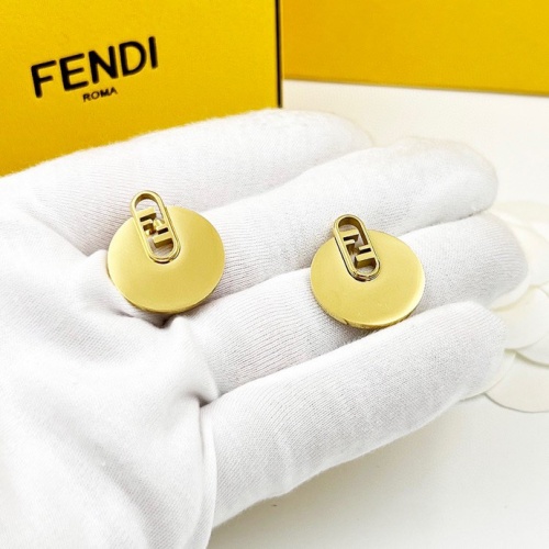 Replica Fendi Earrings For Women #1170531 $25.00 USD for Wholesale