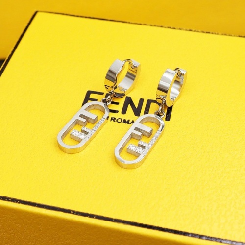 Fendi Earrings For Women #1170536 $27.00 USD, Wholesale Replica Fendi Earrings