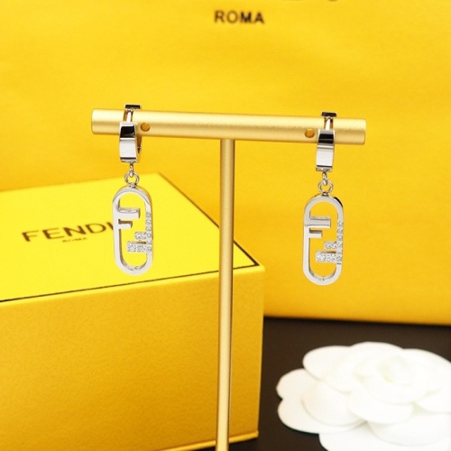 Replica Fendi Earrings For Women #1170536 $27.00 USD for Wholesale