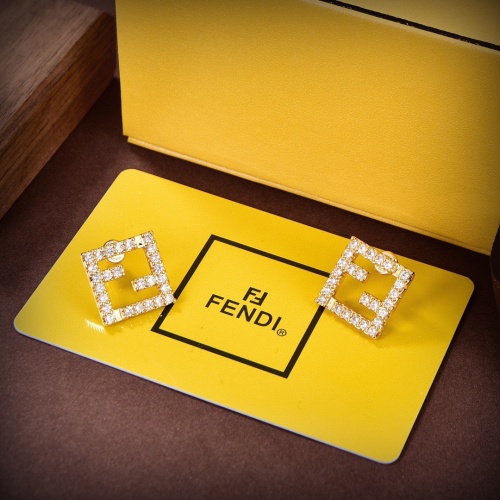Replica Fendi Earrings For Women #1170599 $27.00 USD for Wholesale