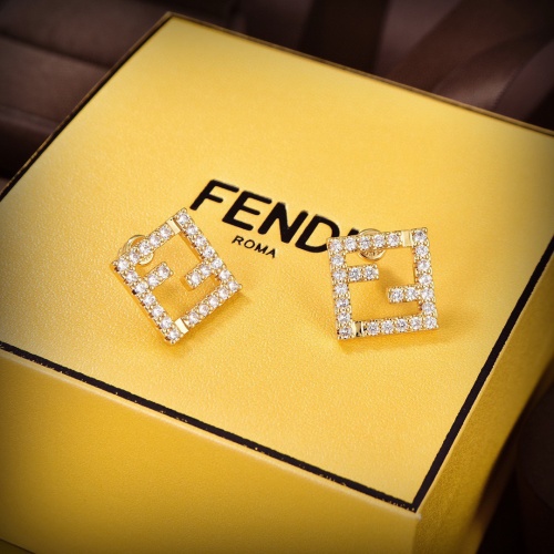 Replica Fendi Earrings For Women #1170599 $27.00 USD for Wholesale