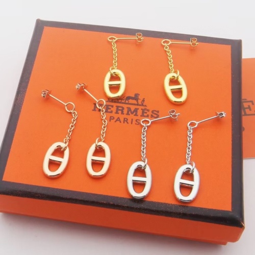 Replica Hermes Earrings For Women #1170608 $25.00 USD for Wholesale